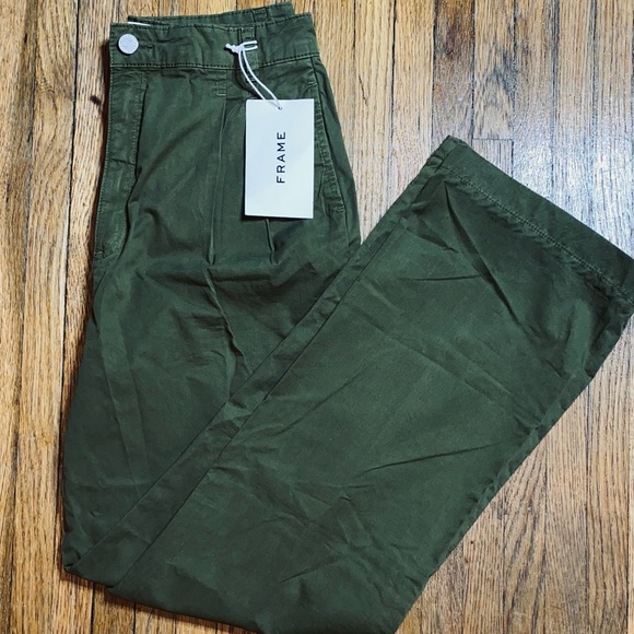 FRAME PLEATED CHINO SURPLUS PANT SIZE 25 - Picture 13 of 15
